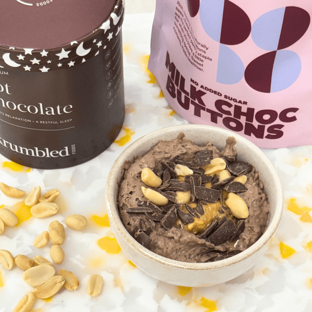 Magnesium Hot Chocolate Chia Pudding