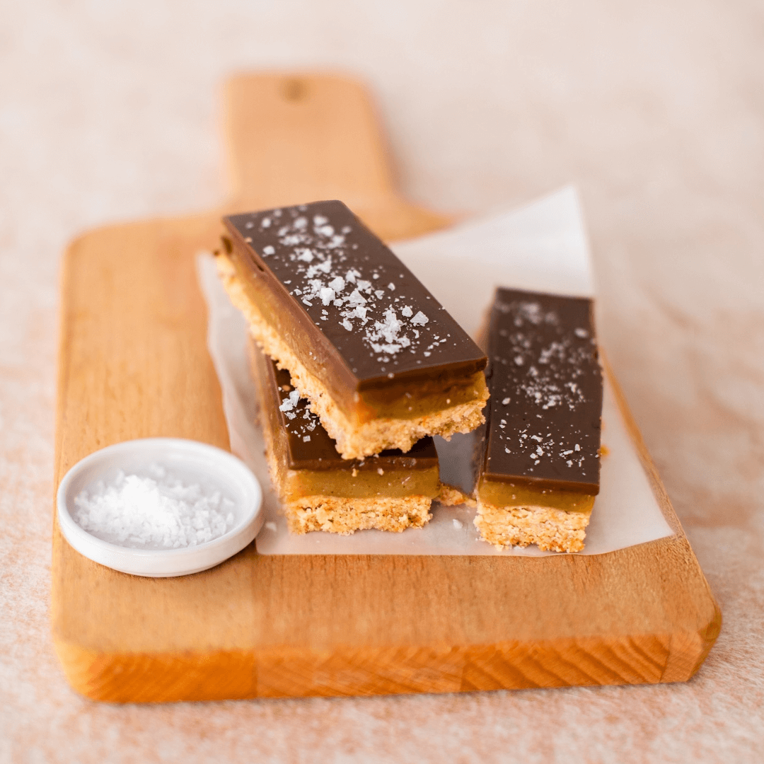Collagen Salted Caramel Slice
