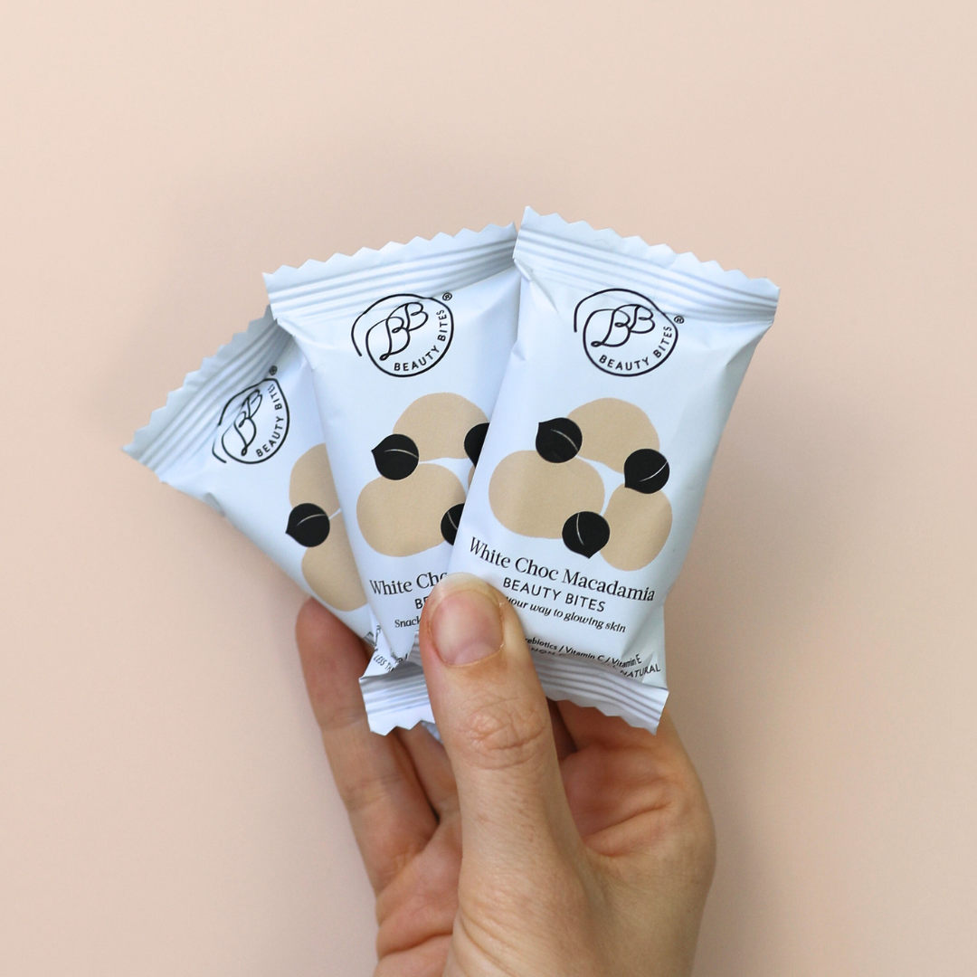 6 Pack - White Choc Macadamia Beauty Bites® 14 x 32g