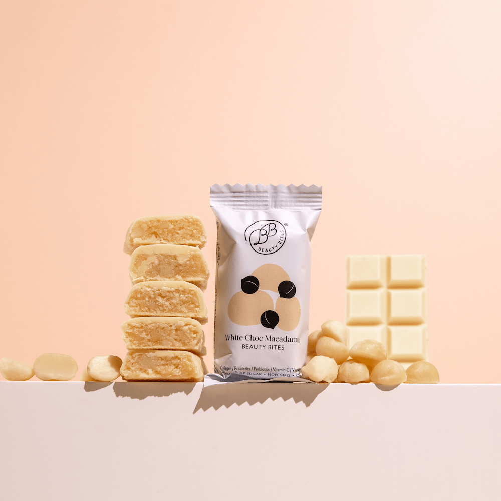 White Choc Macadamia Beauty Bites® 14 x 32g