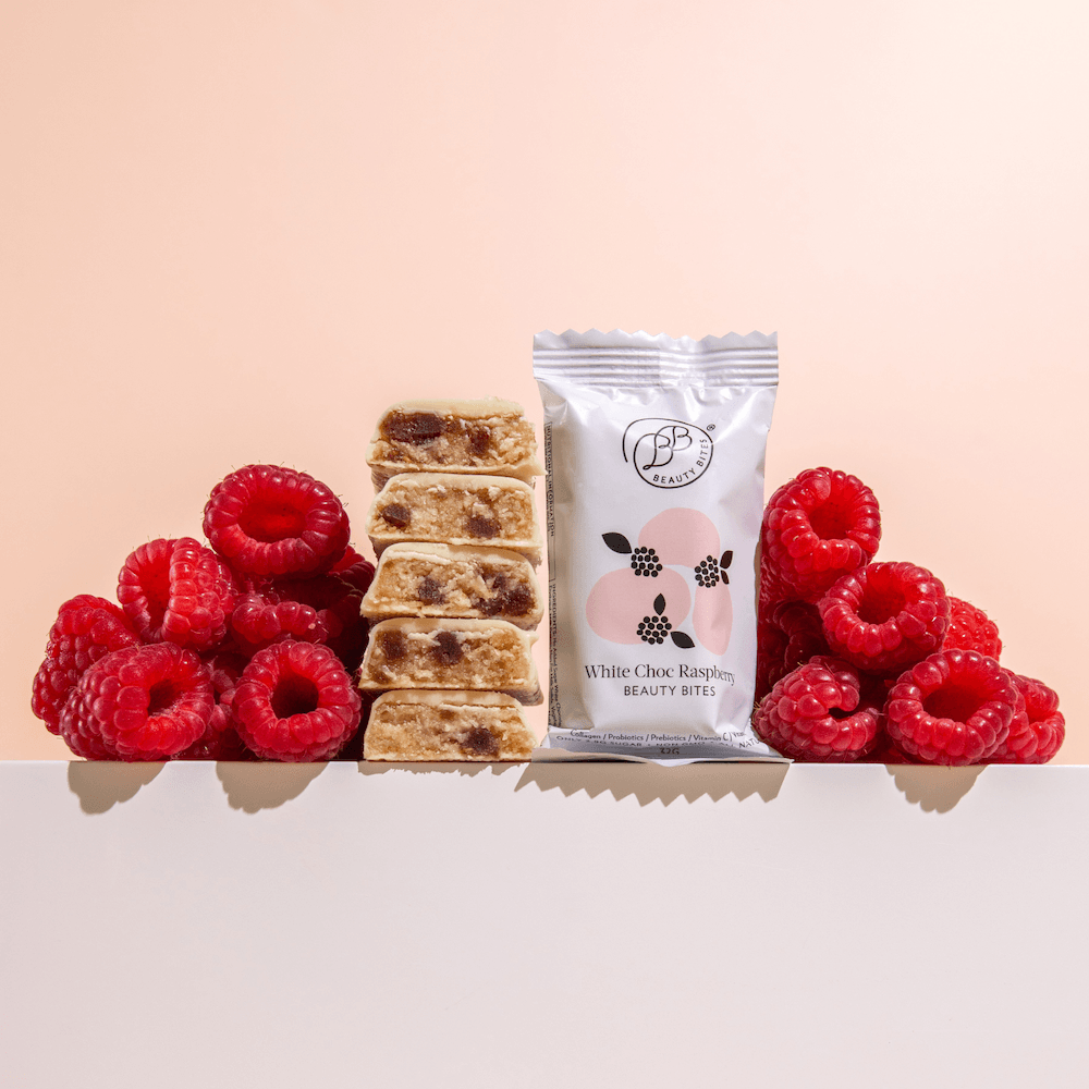 White Chocolate Raspberry Beauty Bites® 14 x 32g
