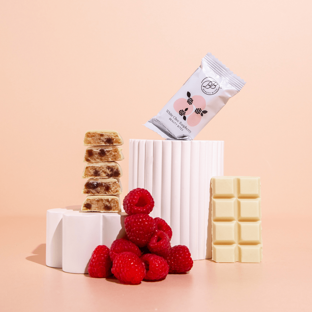 White Chocolate Raspberry Beauty Bites® 14 x 32g