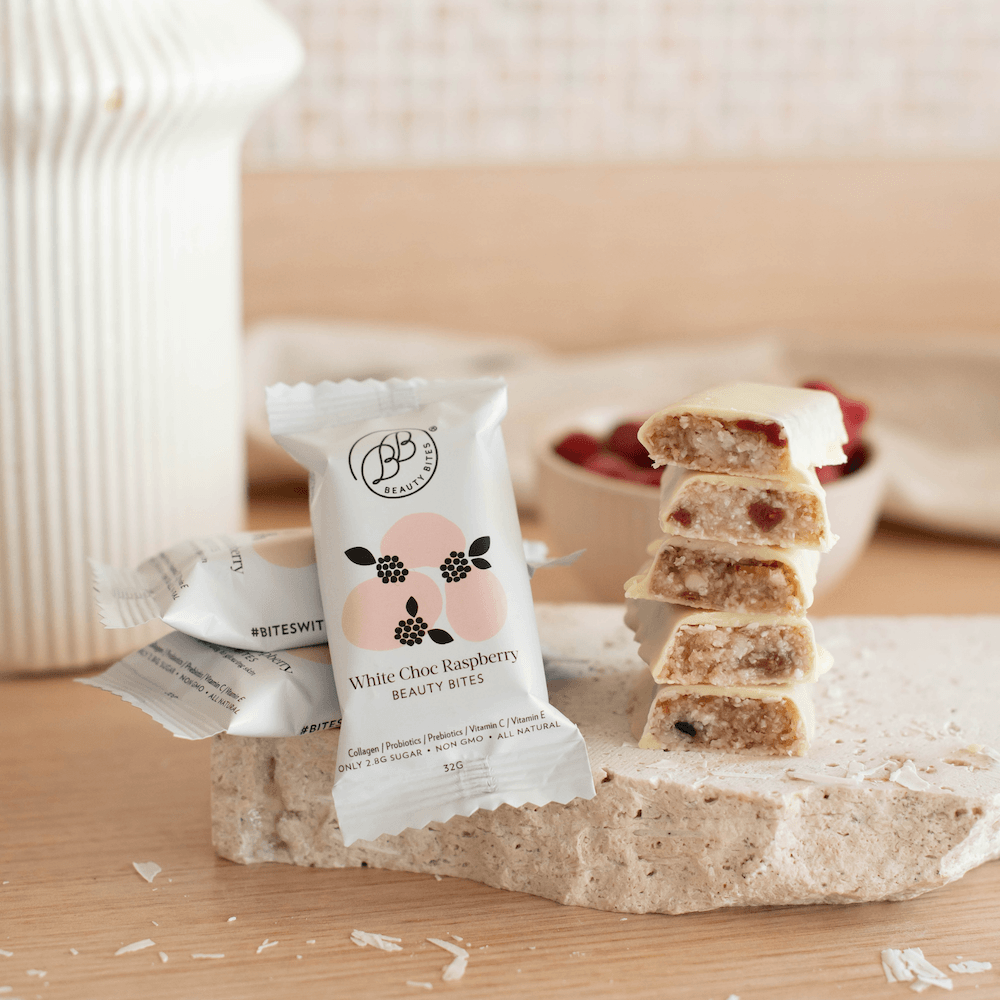 White Chocolate Raspberry Beauty Bites® 14 x 32g