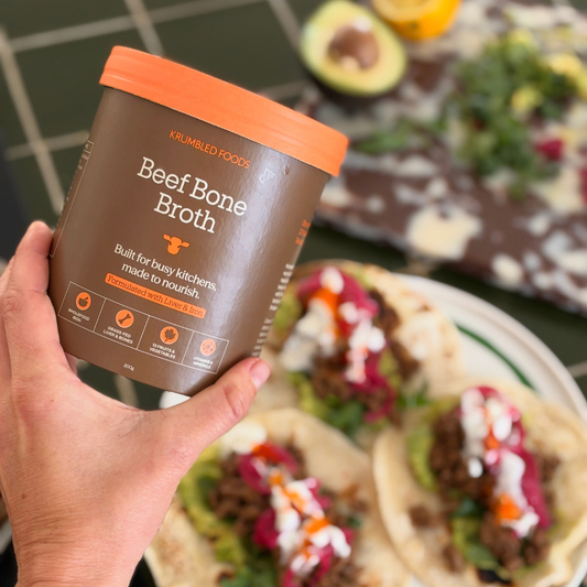 Beef Bone Broth Tacos