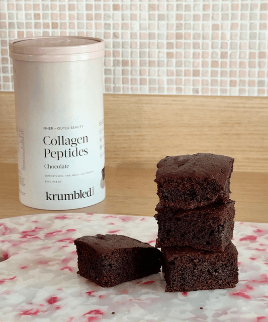 Double Chocolate Collagen Brownies