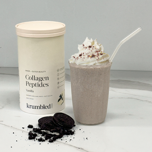 Collagen Cookies + Cream Milkshake