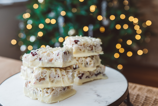 White Christmas Rice Krispy Recipe