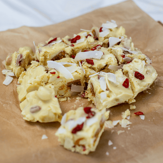 White Choc Raspberry Rocky Road