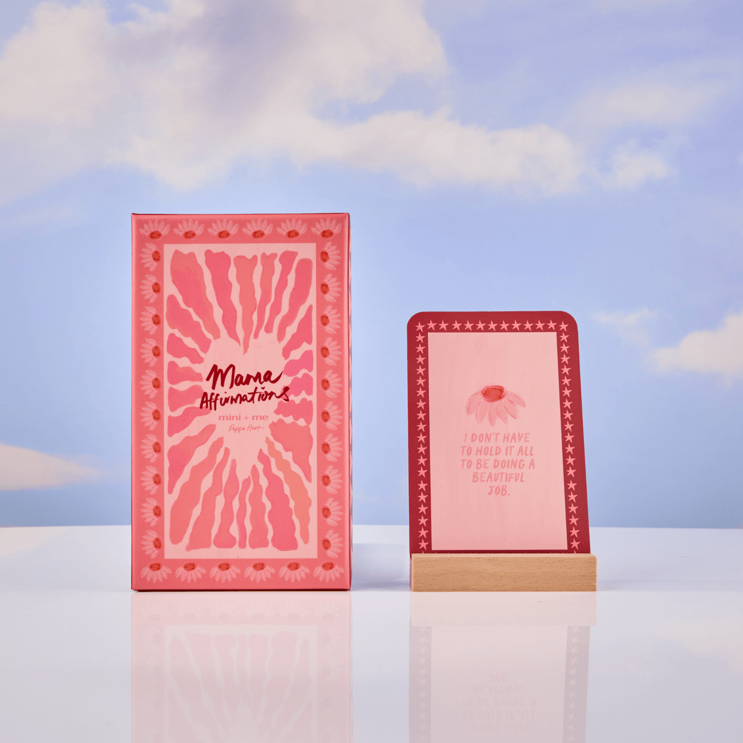 Mama Affirmation Card Deck. Mini + Me x Peppa Hart. Mother's Day Cards.