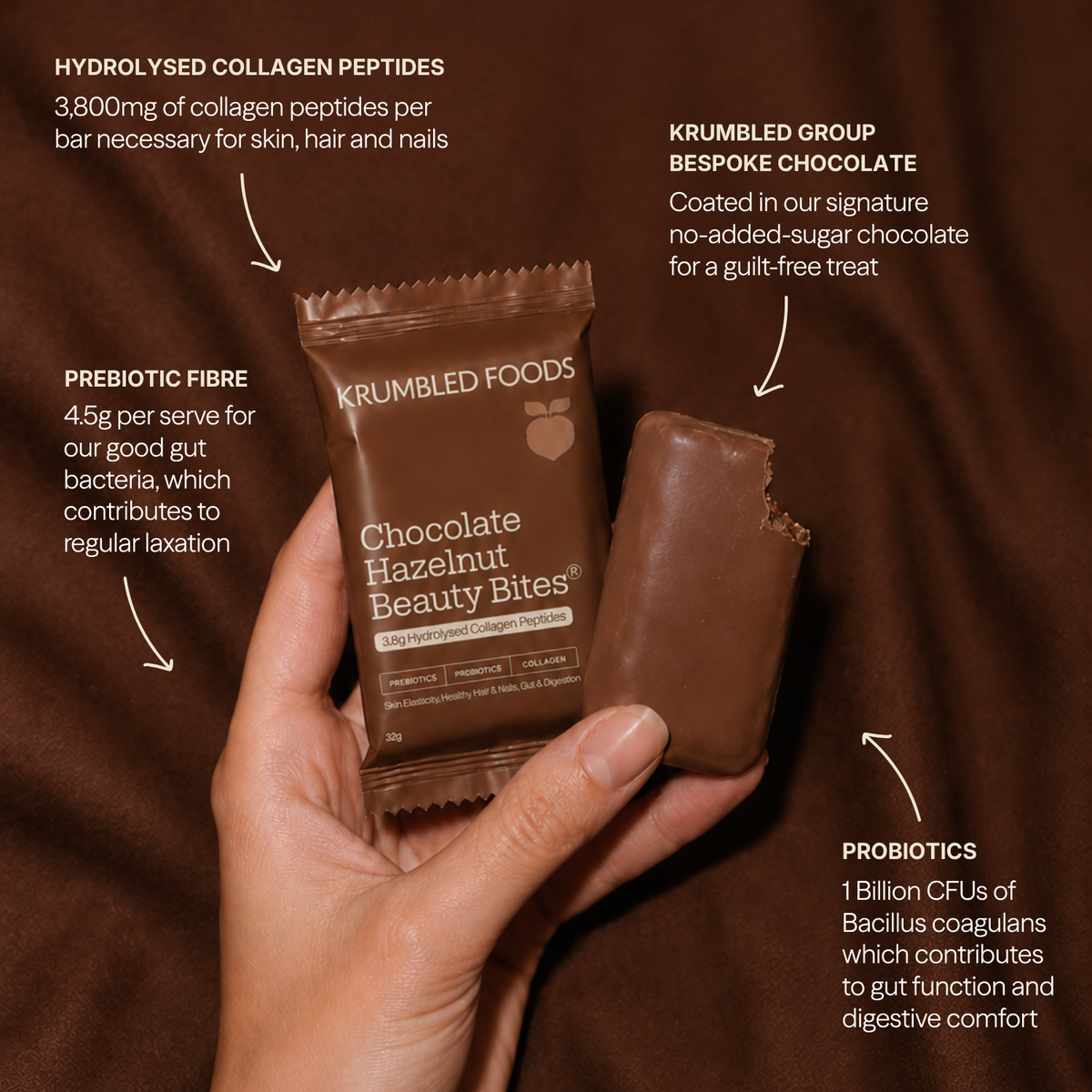 Choc Hazelnut Beauty Bites® 14 x 32g