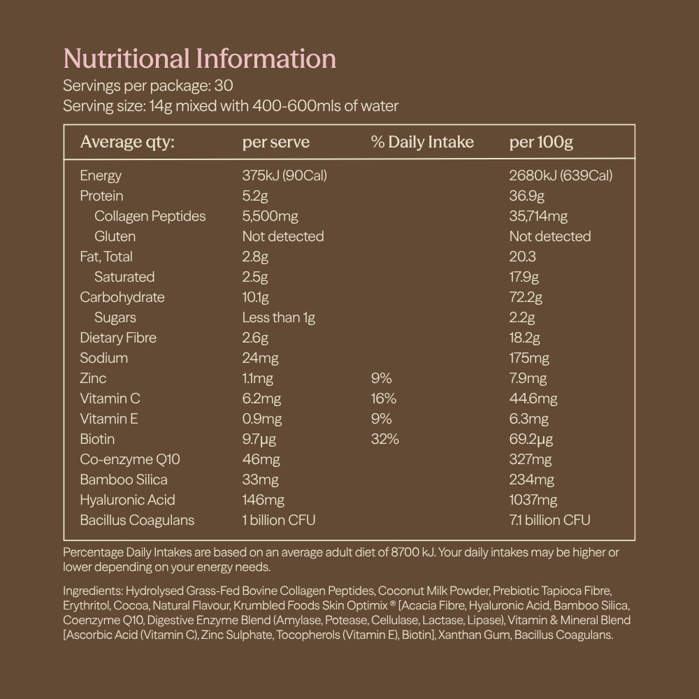 Collagen Peptides Chocolate