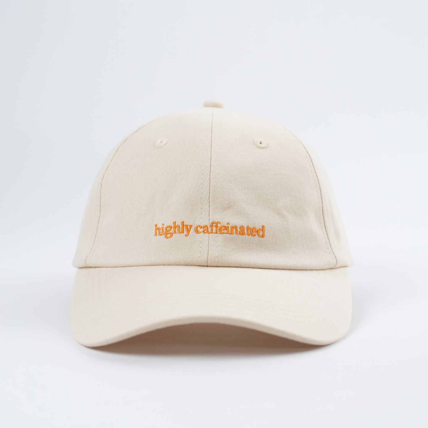 Highly Caffeinated Adult Cap - Cream