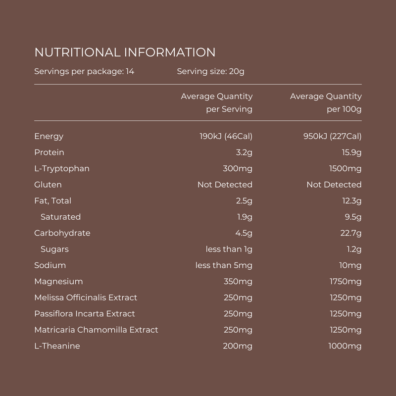 Nutritional Information
