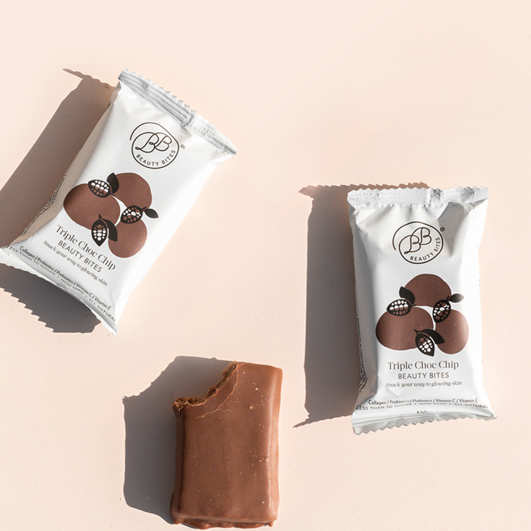 6 Pack - Triple Choc Chip Brownie Beauty Bites® 14 x 32g